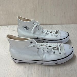 Converse Chuck Taylor All Star White High Top Sneakers - Size 15